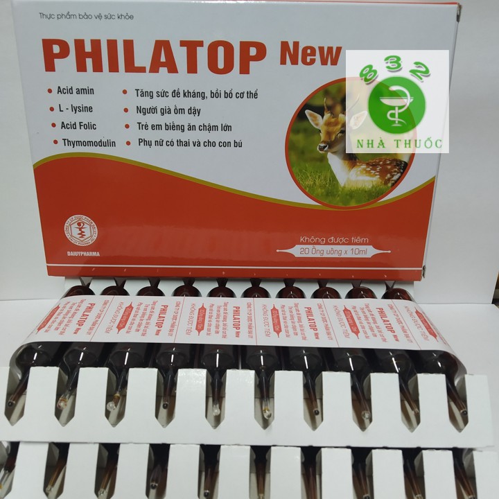 PHILATOP New hộp 20 ống