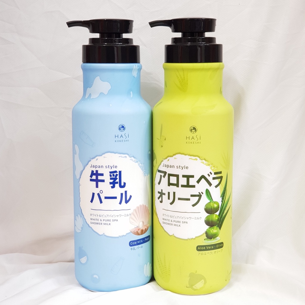 Sữa Tắm Hasi Kokeshi Dưỡng Ẩm, Làm Sáng Da Chiết Xuất Thiên Nhiên 600ml - 950ml