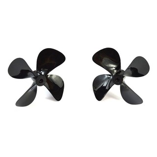 Bộ 2 chận vịt 4 cánh thuận/ngịch 55mm trục 4mm