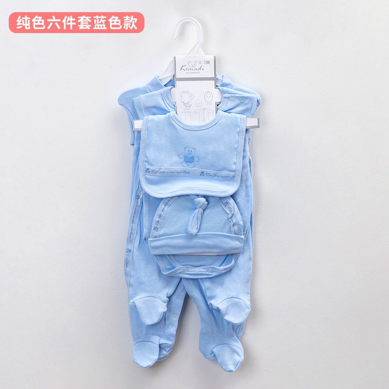 [XẢ KHO] Sét Body 6 Chi Tiết Cho Bé Yêu 0-9M