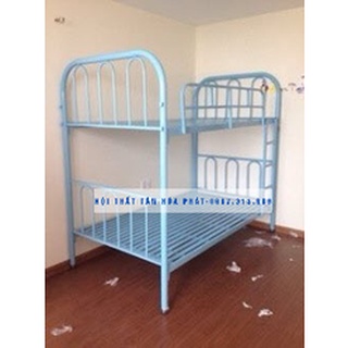Giường sắt hai tầng giá rẻ Tân Hòa Phát 1MX1MX2M