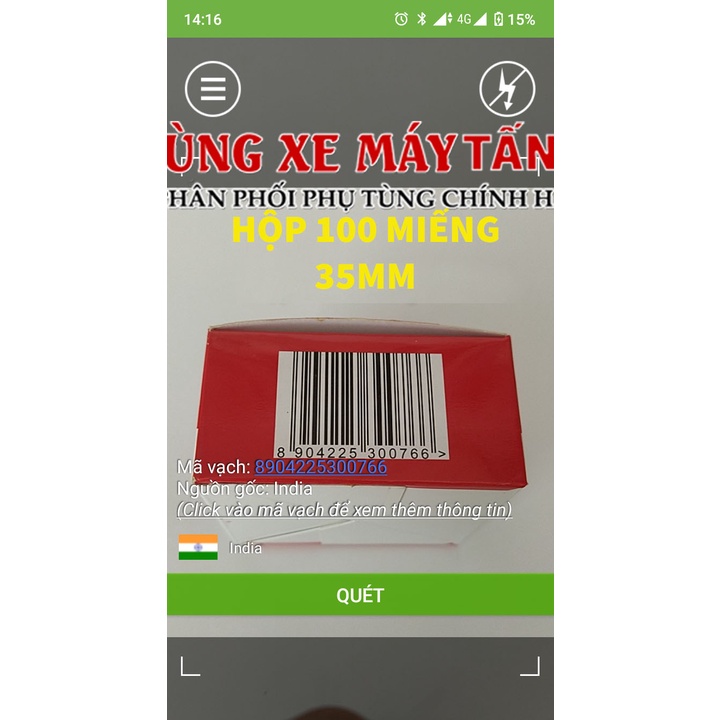 [Cao Cấp] Hộp 100 miếng Tròn 35mm Vá Vỏ - Ruột Xe Đạp Xe Máy Ô Tô Chính Hãng Bestpatch Made INDIA ( ẤN ĐỘ)