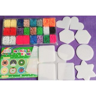 Bộ Hạt màu Edugames 10 khuôn nhỏ ngẫu nhiên (6 hình), 205g