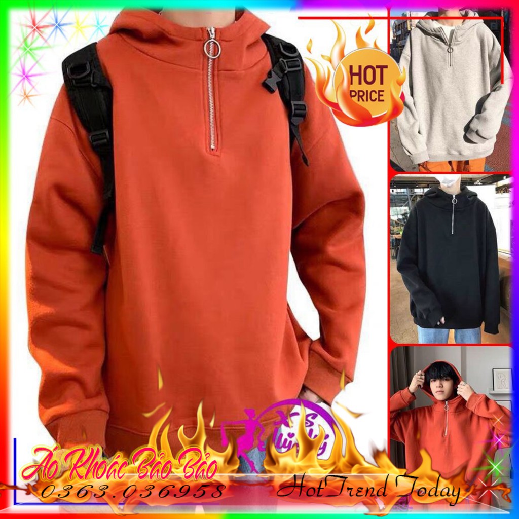 ÁO KHOÁC NỈ ĐẸP Phối Zip - HD630