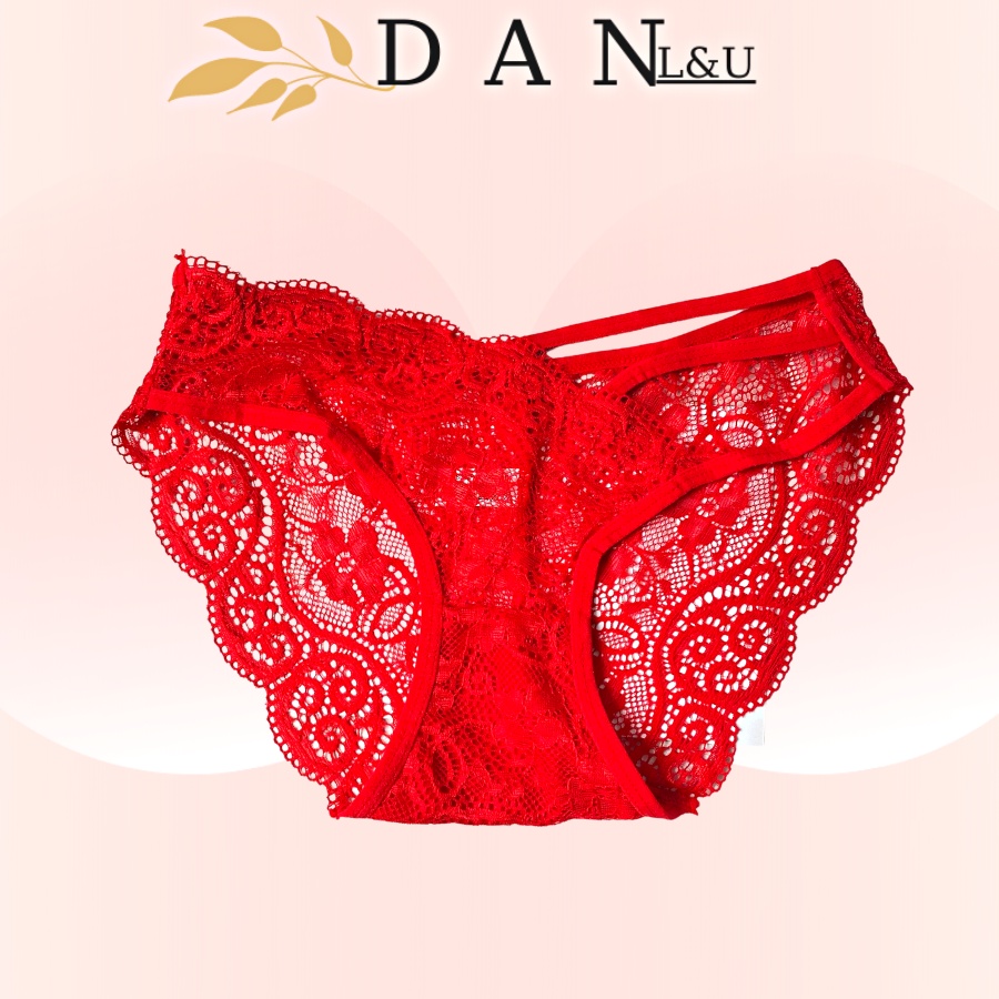 Quần Lót Ren Siêu Mềm Mịn Dây Chéo Sexy Quyến Rũ DAN L&amp;U 602