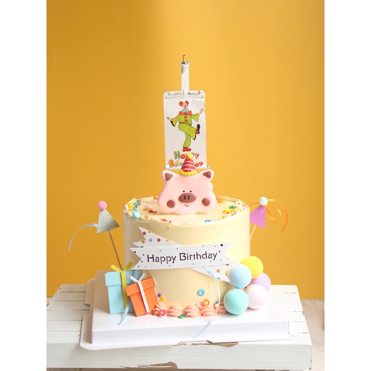 Nến Trang Trí Bánh Kem Bất Ngờ Hình Chú Hề Vui Nhộn