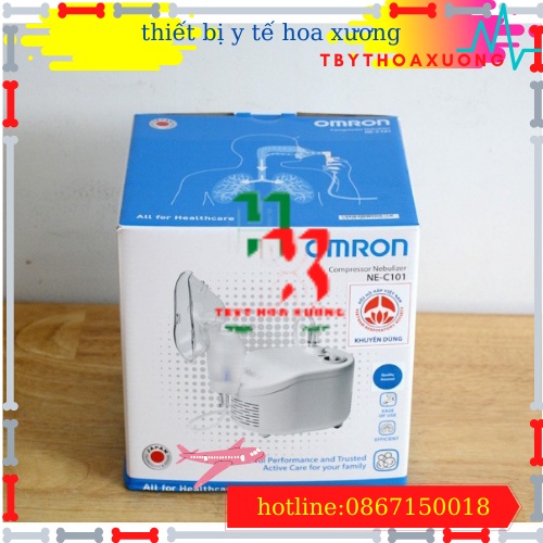 [Hàng Chính Hãng] Máy Xông Khí Dung Mũi Họng Omron NE-C101 Bảo Hành 2 Năm