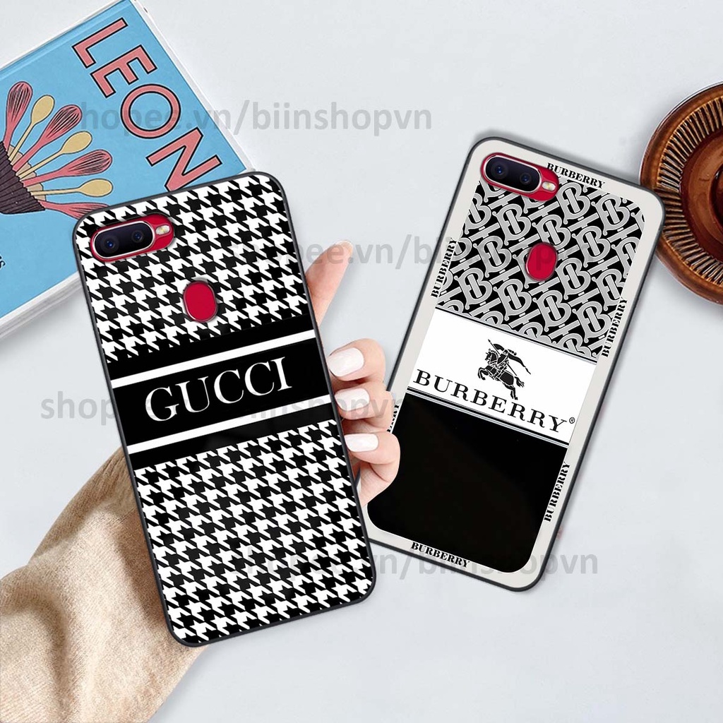 Ốp Oppo A5s / A7 / F9 / A12 in hình các thương hiệu nổi tiếng siêu đẹp, thời trang cá tính