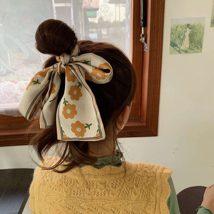 Dây Buộc Tóc Đính Nơ Thời Trang Nữ Tính