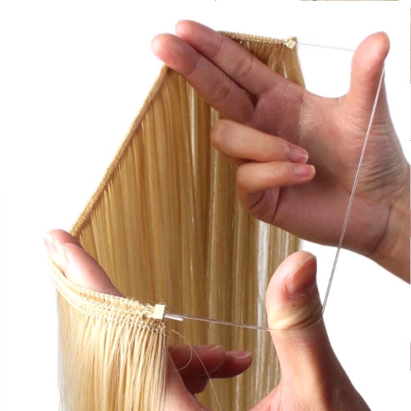 Tóc Nối Giả Màu Đen Ombre Có Kẹp