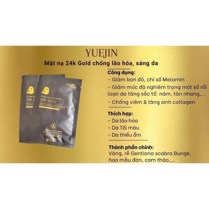 MẶT NẠ YUEJIN B5 & GOLD 24K