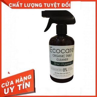 Xịt lau bàn ăn hữu cơ bồ hòn tinh dầu sả chanh Ecocare 500ml