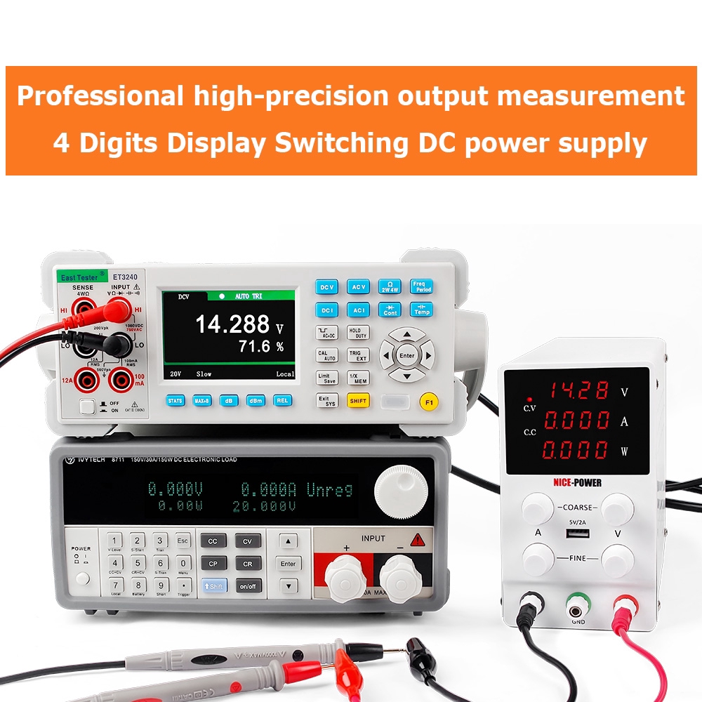 NICE-POWER Màn hình LED 3V 5A Điều chỉnh chuyển đổi Bộ điều chỉnh DC Nguồn cung cấp  Sửa chữa Máy tính xách tay Sửa chữa máy tính LAB Bộ nguồn