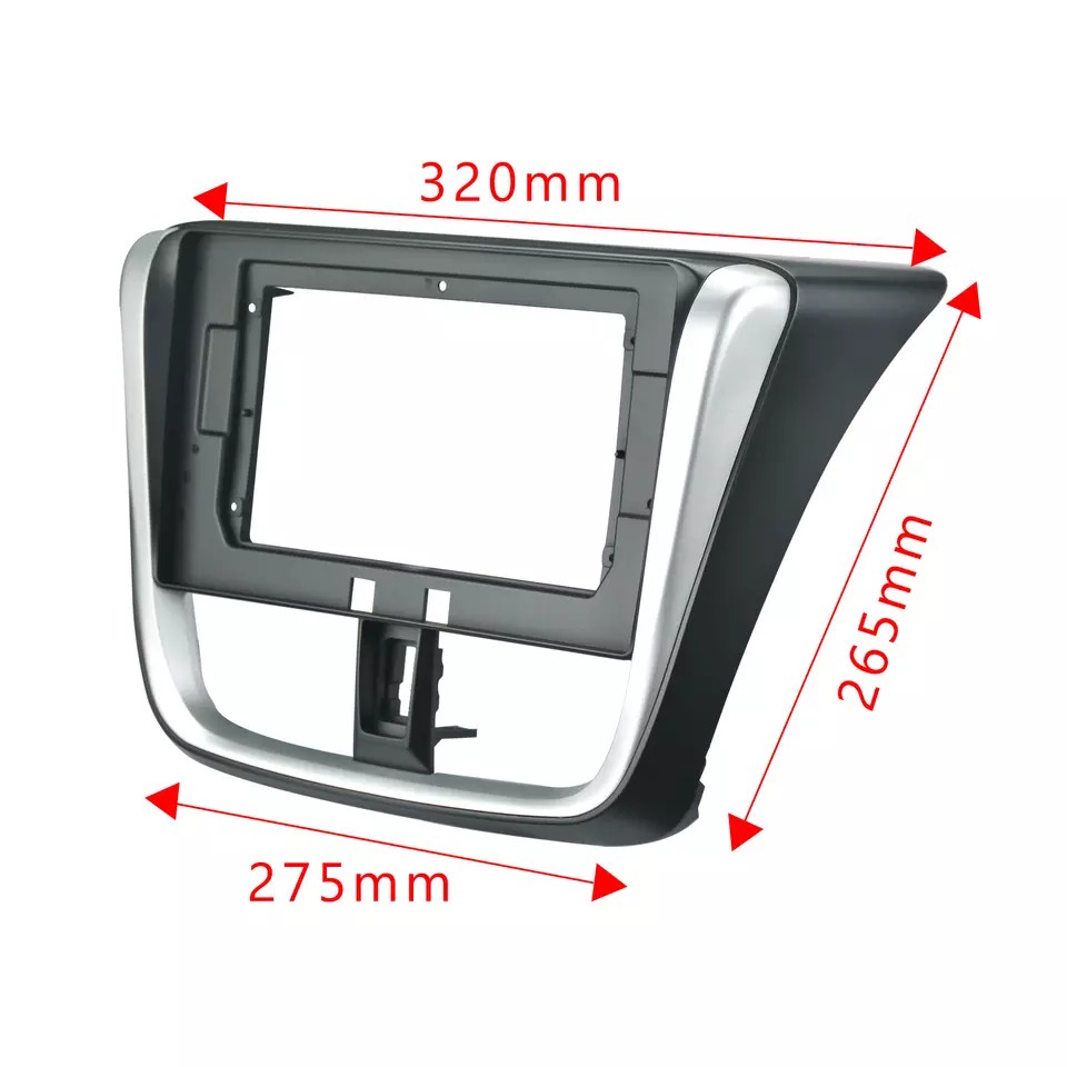Khung Gắn Bảng Điều Khiển Âm Thanh Radio 10.1 Inch Android MP5 Chuyên Dụng Cho Xe Hơi 2017 + TOYOTA YARIS L / VIOS