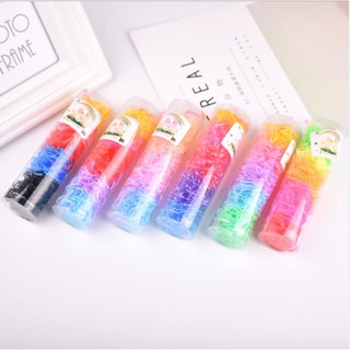 ✨WIKI✨300pc Korean Hair Band Kid Hair Accessories Elastic Simple Tie Ponytail