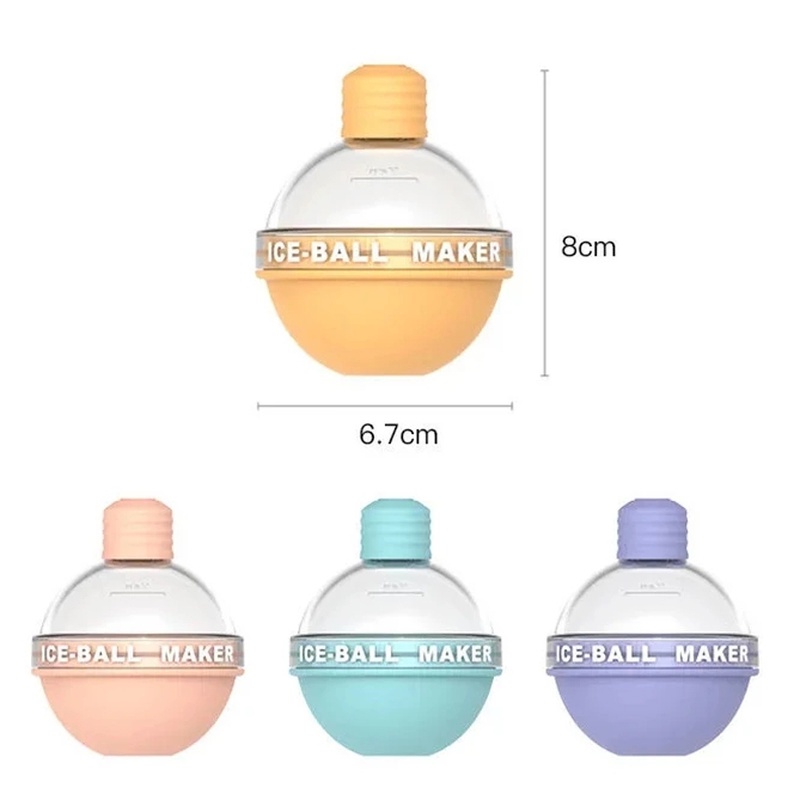 Khuôn Silicone Làm Đá Hình Cầu Tiện Dụng