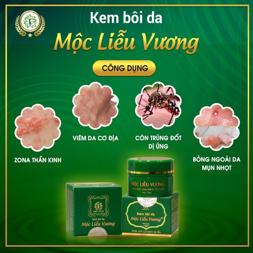 (Chính Hãng) Kem bôi da Mộc Liễu Vương _ Kem bôi da Lan Chi