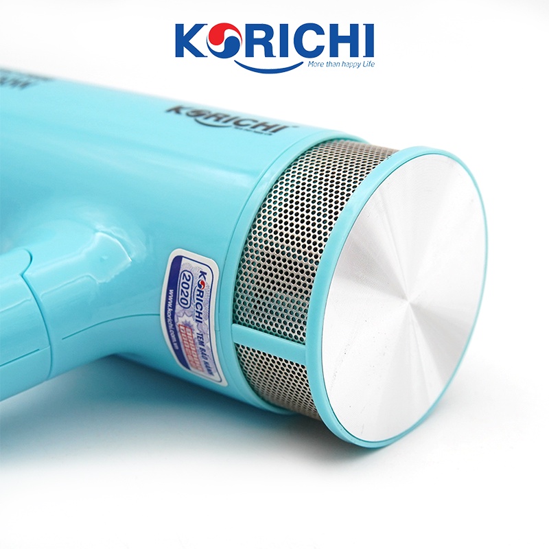 Máy sấy tóc Korichi - KRC-2600 - 1500W - Bảo hành 12 tháng( Hai màu xanh, hồng)