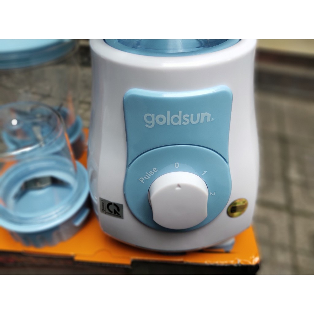 Xả hàng máy xay sinh tố 3 cối nhựa Goldsun BGL4103 chính hãng