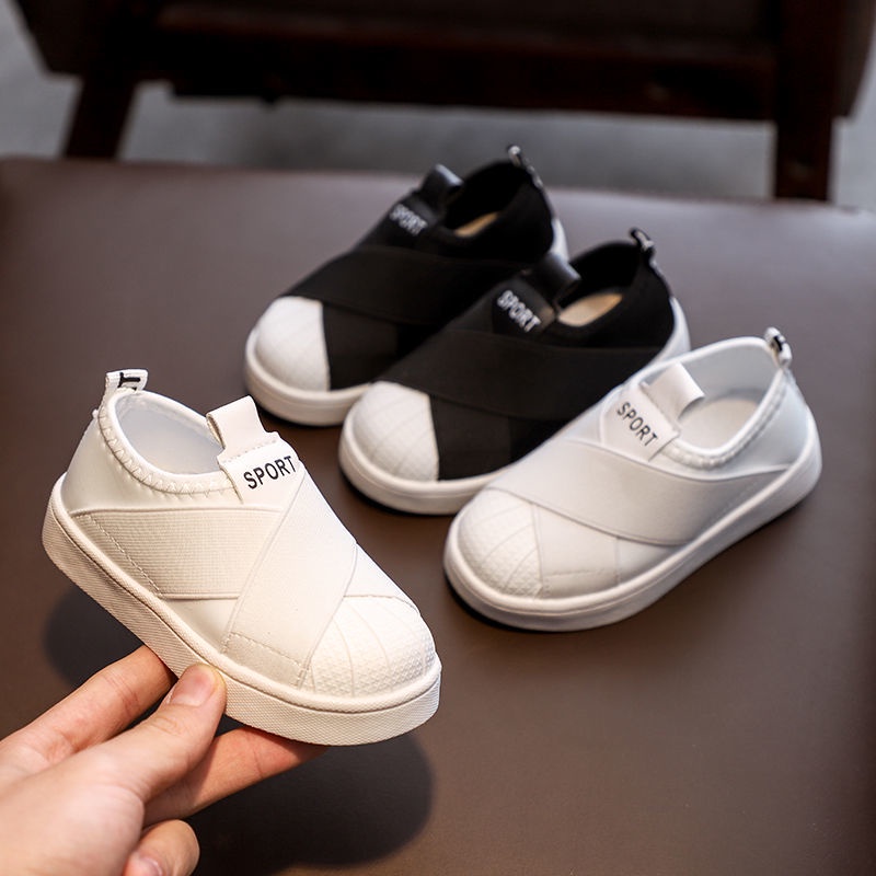 Giày vải canvas đế mềm hở ngón thời trang xuân thu cho trẻ em