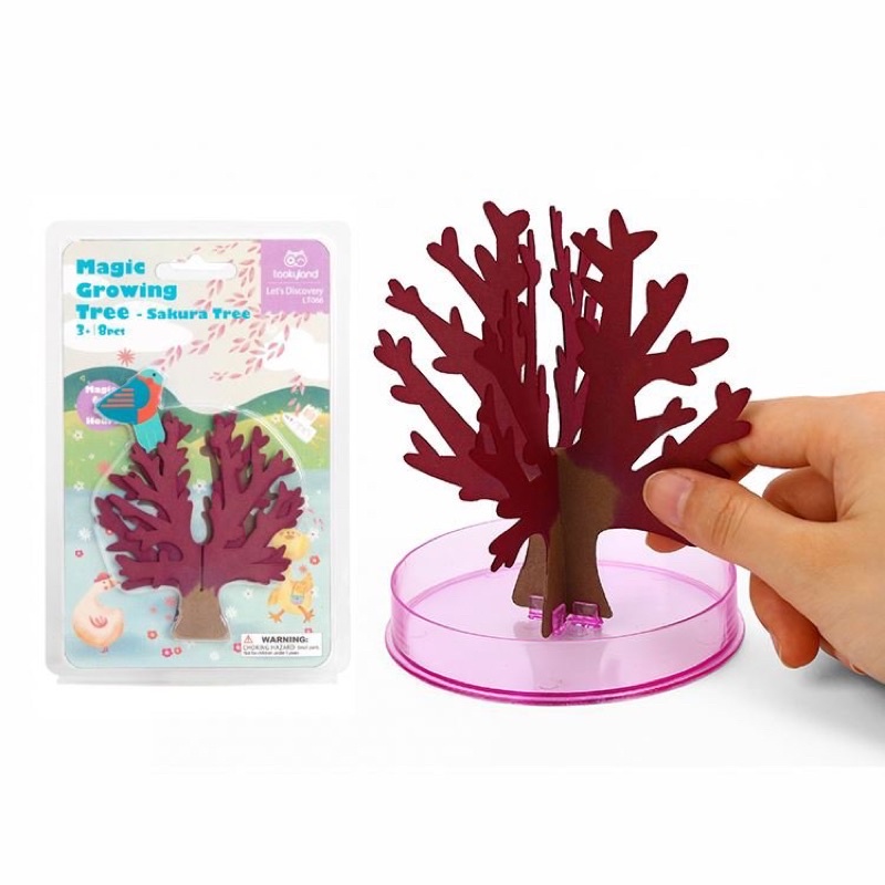 Hoa anh đào thần kỳ tự nở hoa MAGIC SAKURA TREE đồ chơi STEM sáng tạo cho bé làm ảo thuật