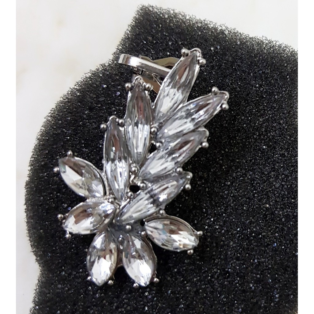 [ xả kho ] - KHUYÊN TAI E1102, BẠC S925 ĐÍNH ĐÁ CỰC STEEN