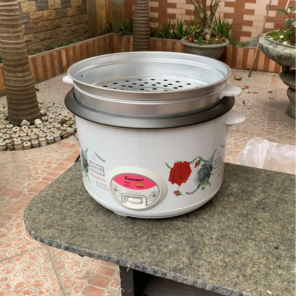 [Dung Tích Lớn] Nồi Cơm Điện Công Nghiệp Eastgem 10L, 13L - Chống Dính Tốt - Có Xưởng Hấp Tiện Dụng - Bảo Hành 12 Tháng | BigBuy360 - bigbuy360.vn