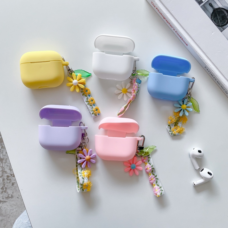 Ốp lưng Airpods 3 mới Vỏ silicon lỏng mềm cho tai nghe Bluetooth AirPods3 Vỏ chống sốc với Hyuna Key