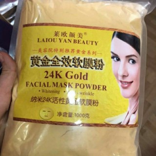 bột đắp mặt vàng 24k colagen