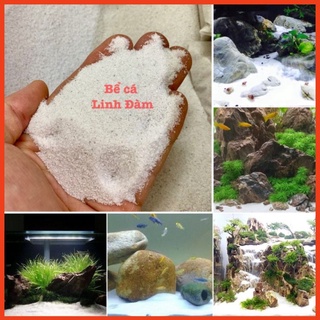 Cát Trắng Mịn 500Gr Trang Trí Bể Cá Cảnh - Bể Thủy Sinh