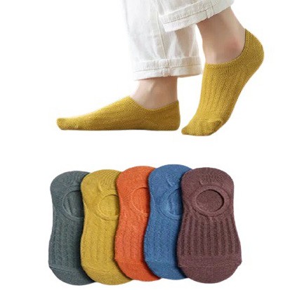Tất Lười Nữ ❤️ Vớ Nữ Cổ Ngắn Dáng Lười Len Gân Tăm Chất Cotton Kiểu Dáng Hàn Quốc TAT21