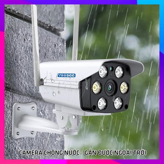 Camera wifi giám sát ngoài trời Yoosee, camera giám sát với 6 đèn led Full HD - hồng ngoại quay đêm