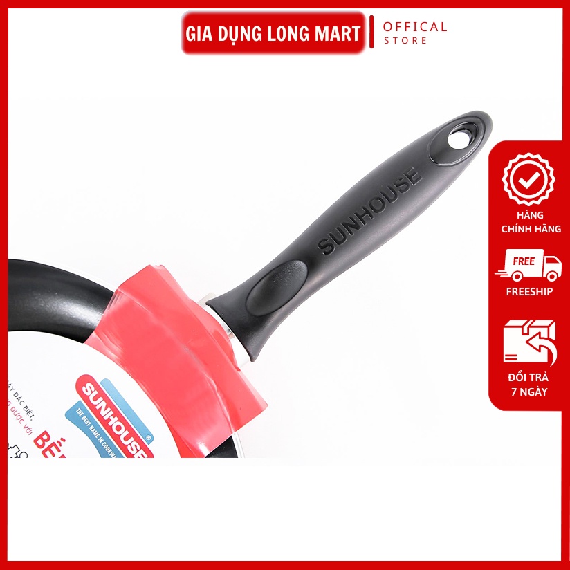 Chảo Chống Dính Bếp Từ Chảo Chống Dính SUNHOUSE SHM28 SHM 30, Sử Dụng Tất Cả Các Loại Bếp, Hàng Chính Hãng