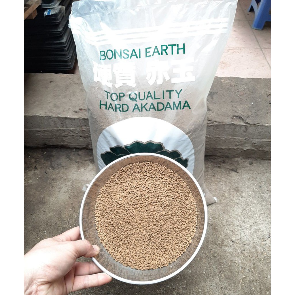 Đất Akadama trồng sen đá, xương rồng, gói 500g