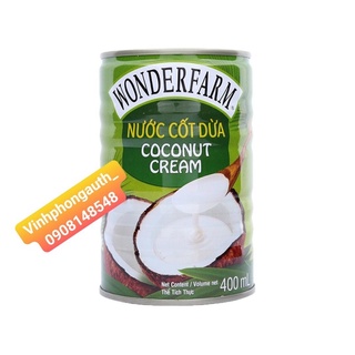 Nước cốt dừa Wonderfarm 400ml