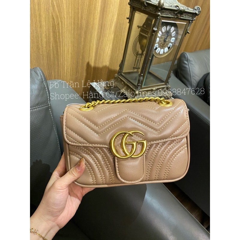 Túi chữ G Vỡ hộp 2 size 22cm và 18cm