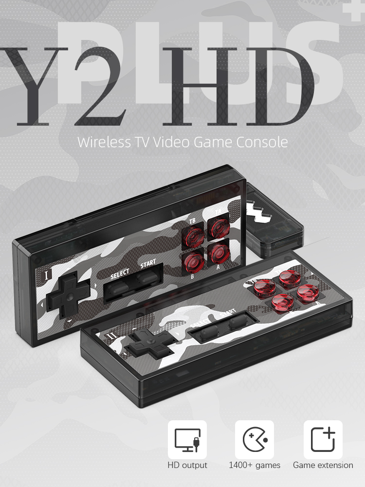 Máy Điện Tử 4 Nút Không Dây 2021 Xuất TV 4K HDMI 1400 + Trò Tặng Thư Viện Download Free Game