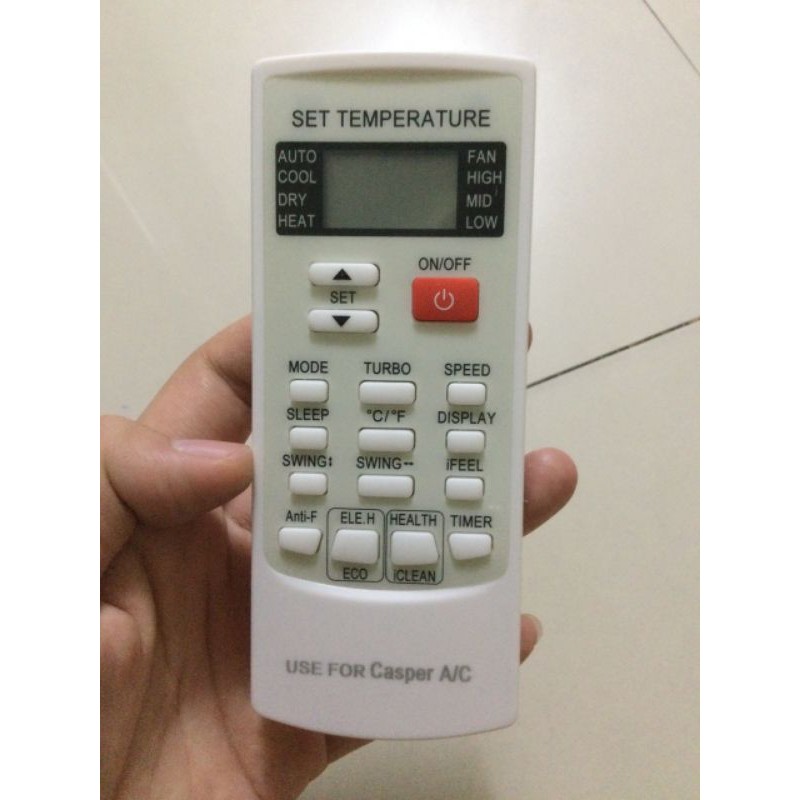 remote điều khiển điều hòa máy lạnh Casper