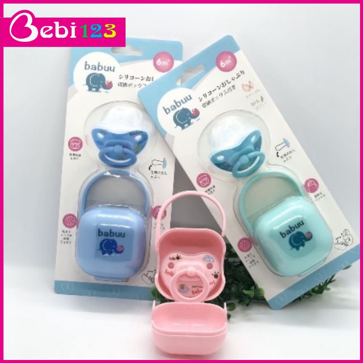 Ty giả kèm hộp Babuu Baby Nhật Bản cho bé 6m+