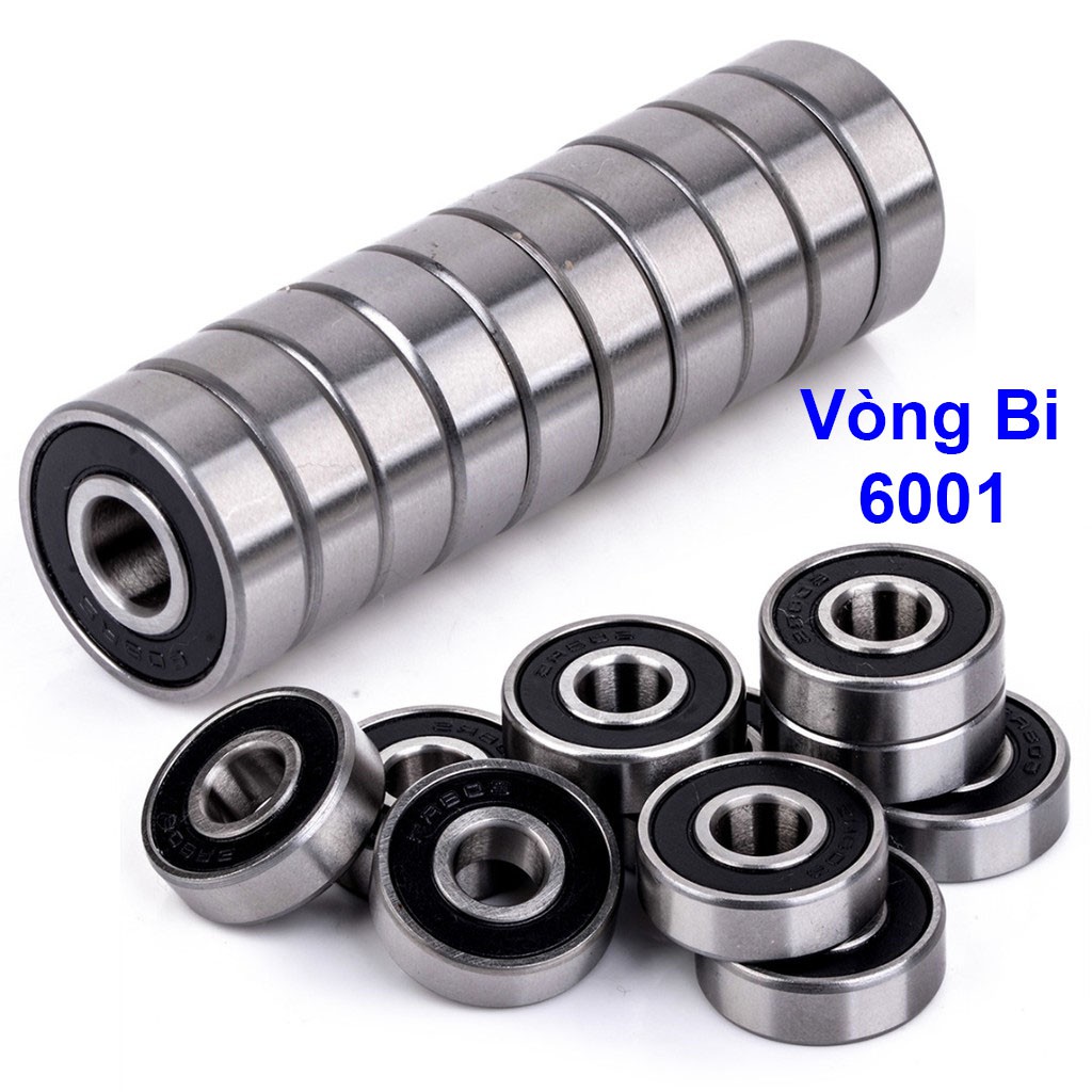 [10 cái] Vòng bi bạc đạn 6001