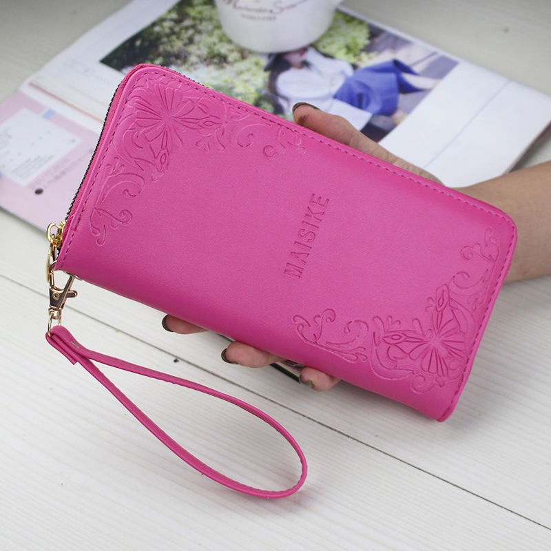 Fashion long wallet can hold mobile phone unisex for autumn and winter