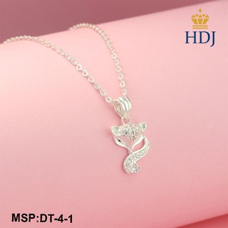 Dây chuyền hồ ly, vòng cổ hồ ly cho nữ bằng bạc 925 trang sức  HDJ mã DT-4-1