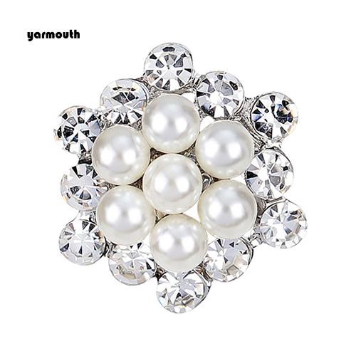 Ghim Cài Áo Hình Hoa Đính Ngọc Trai Nhân Tạo Thời Trang