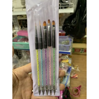 Set cọ 5 cây cán bi hàng cao cấp