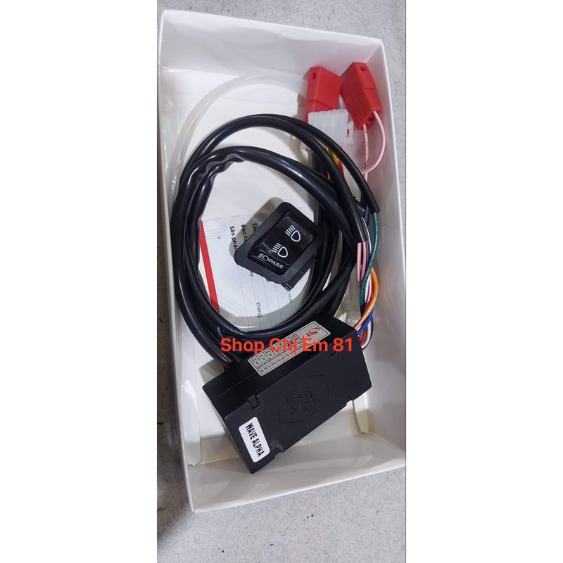 Bộ công tắc passing, mạch tắt mở đèn cho các dòng xe Honda Ab20 Vision21 Satria Lead cũ Sh