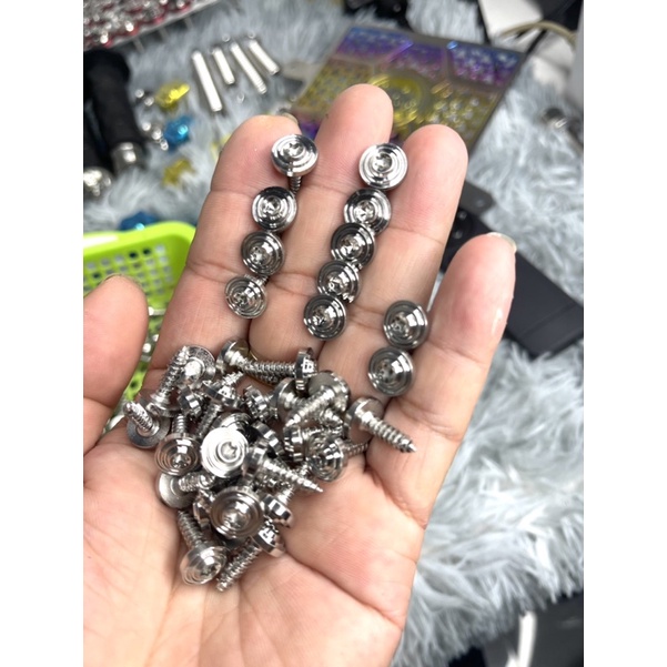 Ốc salaza thái inox 304 8li25 5li15 nhiễn 6li15 5li15 6li20 5 cạnh và đầu thái