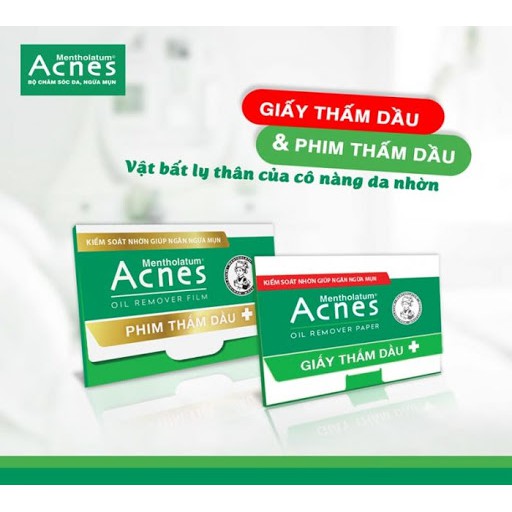 Phim - Giấy thấm dầu Acnes Mentholatum
