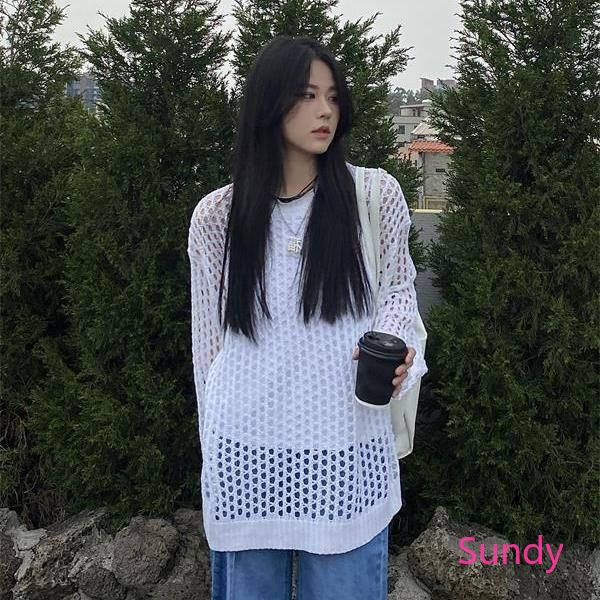 Áo Dệt Kim Chống Nắng Thời Trang Mùa Hè Hàn Quốc Dành Cho Nữ