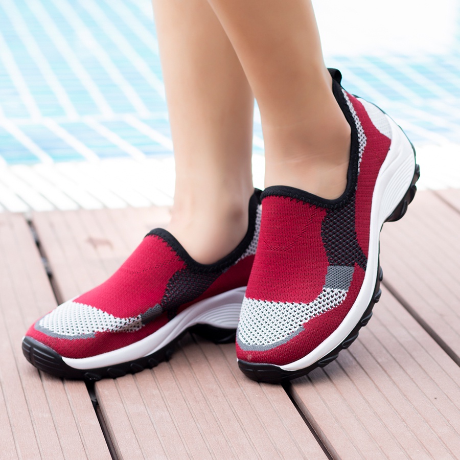 Giày thể thao nữ, giày độn đế TIMAN N84 mẫu mới nhất 2021 bảo hành 1 năm