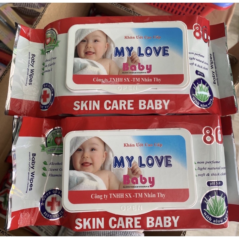 Khăn ướt mylove baby 80gr